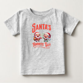 Der Lieblingself des Weihnachtsmanns seit jeher Baby T-shirt