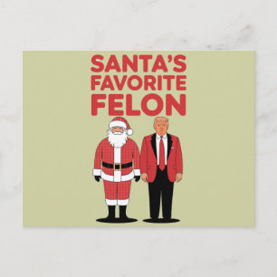 Der Lieblingskandidat Trumps Weihnachtsrepublikane Postkarte