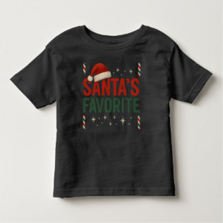 Der Lieblingskind des Weihnachtsmanns Kleinkind T-shirt