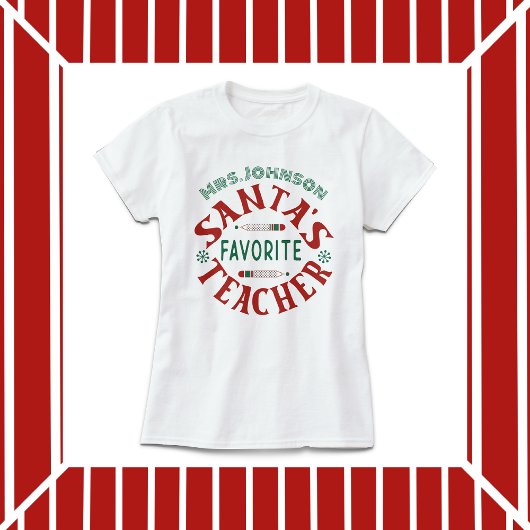 Der Lieblingslehrer des Weihnachtsmanns T-Shirt