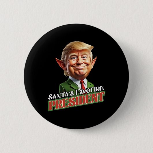 Der Lieblingspräsident des Weihnachtsmanns Donald Button (Vorderseite)