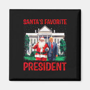 Der Lieblingspräsident des Weihnachtsmanns, Trump, Magnet