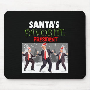 Der Lieblingspräsident des Weihnachtsmanns, Trump, Mousepad