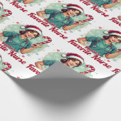 Der Lieblingsschwanz des Weihnachtsmanns Geschenkpapier (Ecke)
