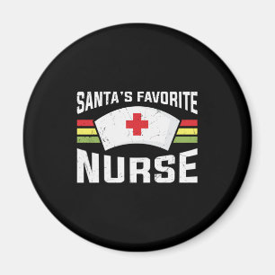 Der Lieblingsschwanz des Weihnachtsmanns - Kranken Magnet