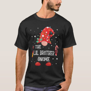 Der Lil Brother Gnome Matching Family Weihnachtsgi T-Shirt