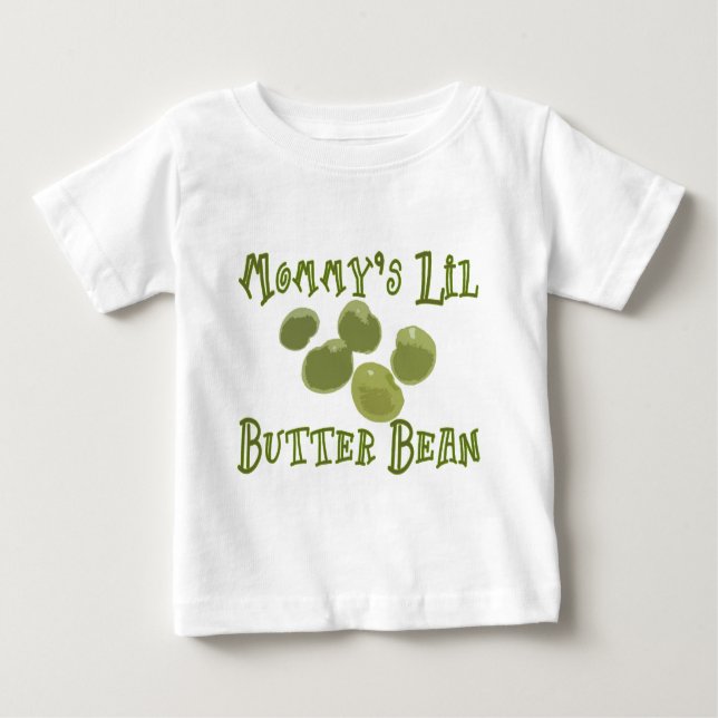 Der Lil der Mama Butterbohne Baby T-shirt (Vorderseite)