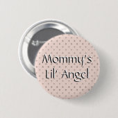 Der Lil der Mama Engel Button (Vorne & Hinten)