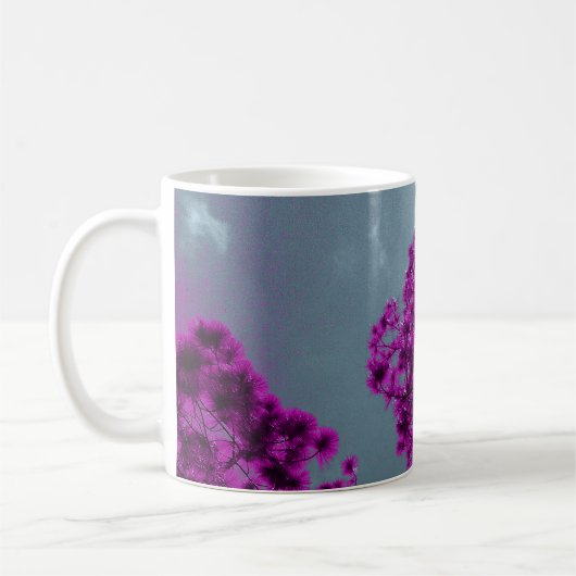 Der Lila Baum Kaffeetasse (Links)
