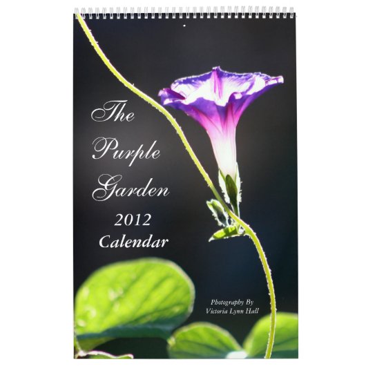 Der lila Garten 2012 Kalender (Titelbild)
