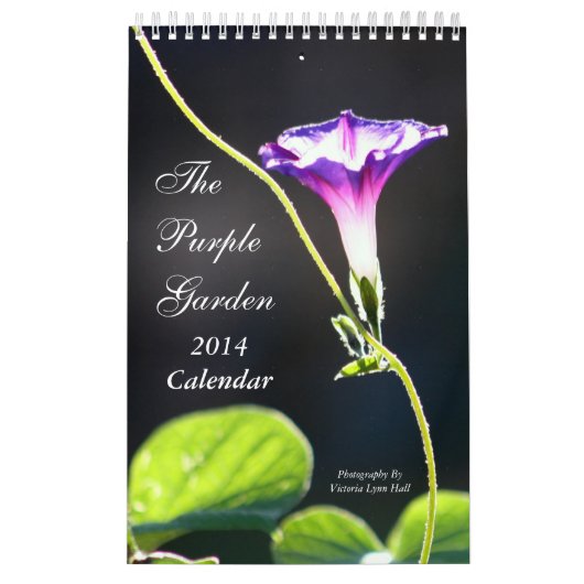 Der lila Garten 2014 Kalender (Titelbild)