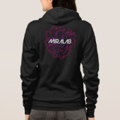 Der lila Hoodie Miralab Frauen (Rückseite)
