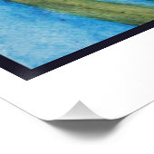Der Lila Iris des Frühlings Poster (Ecke)