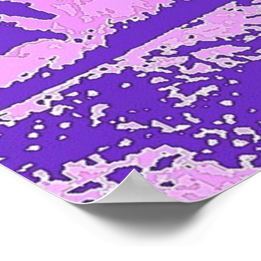 Der Lila Tiger Poster (Ecke)