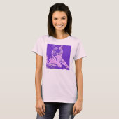 Der Lila Tiger T-Shirt (Vorne ganz)