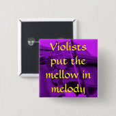 der lila Viola, Violists setzte das m… - Besonders Button (Vorne & Hinten)