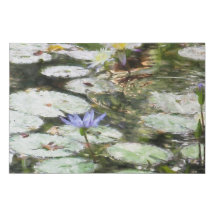 Der Lilienteich immer ruhige Imitate Canvas Print