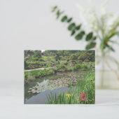 Der Lily Pond auf der RHS Wisley Postcard Postkarte (Stehend Vorderseite)
