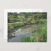 Der Lily Pond auf der RHS Wisley Postcard Postkarte (Vorne/Hinten)