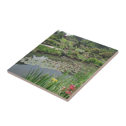 Der Lily Pond bei RHS Wisley Fliese (Seite)