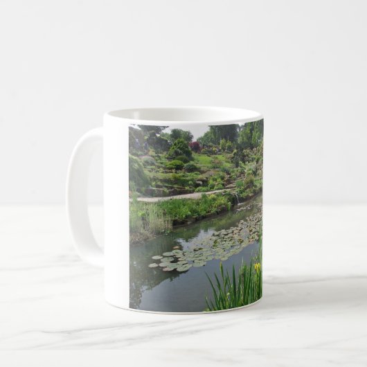 Der Lily Pond bei RHS Wisley Kaffeetasse (Vorderseite Links)