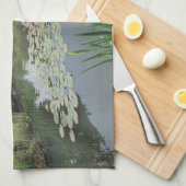 Der Lily Pond bei RHS Wisley Küchentuch (Viertel Falte)