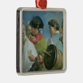 Der Limonade-Verkäufer Silbernes Ornament (Rechts)