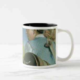Der Limonade-Verkäufer Zweifarbige Tasse