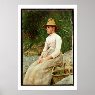 Der limpet-Sammler (Öl auf Leinwand) Poster