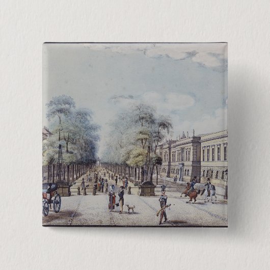 Der Linden mit der Akademie, Berlin Button (Vorderseite)