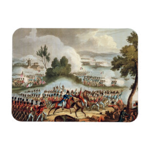 Der links Flügel der britischen Armee in der Magnet