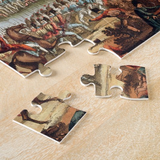 Der links Flügel der britischen Armee in der Puzzle (Seite)