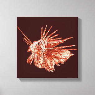 Der Lionfish Leinwanddruck
