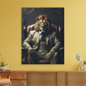 Der Lionvater Leinwanddruck (Insitu (Wohnzimmer))