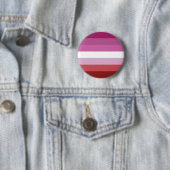 Der Lippenstift-Lesben-| Streifen Button (Beispiel)