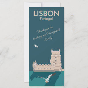 Der Lissaboner Turm von Belem im Stil eines alten 