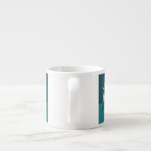 Der Lissaboner Turm von Belem im Stil eines alten Espressotasse (Rückseite)