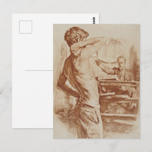 Der Lithograf Postkarte (Vorne/Hinten)