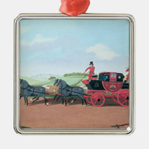 Der Liverpool- und LondonRoyal Mail Trainer, 1812 Ornament Aus Metall