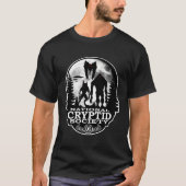 Der Lizardman; Bipedreptilian Lizard Cryptid Mo T-Shirt (Vorderseite)