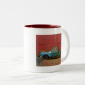 Der LKW des Großvaters Zweifarbige Tasse (VorderseiteRechts)