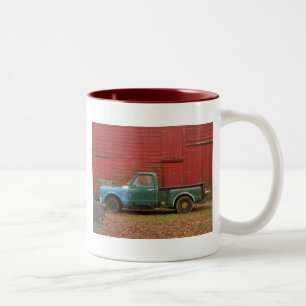 Der LKW des Großvaters Zweifarbige Tasse