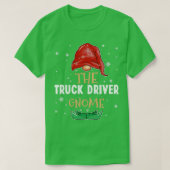 Der LKW-Fahrer Gnome Familie passt Weihnachten O T-Shirt (Design vorne)