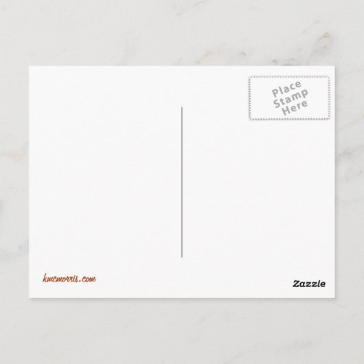 Der Llama-Zirkus Postkarte (Rückseite)