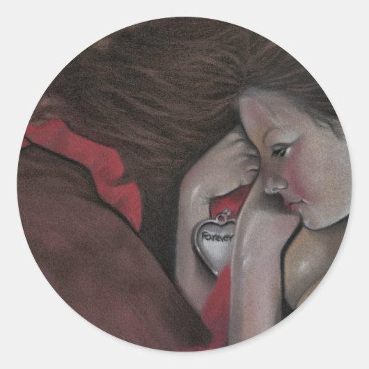 Der Locketsticker Runder Aufkleber (Vorderseite)