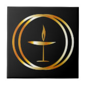 Der lodernde Chalice Fliese (Vorderseite)