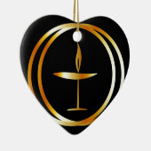 Der lodernde Chalice Keramik Ornament (Rechts)