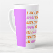 Der Löffel fällt in Liebe mit der Dame Milchtasse (Linke Ecke)