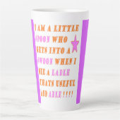 Der Löffel fällt in Liebe mit der Dame Milchtasse (Vorderseite)