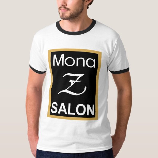Der Logo-Männer Mona Z der Wecker-T-Shirt T-Shirt (Vorderseite)